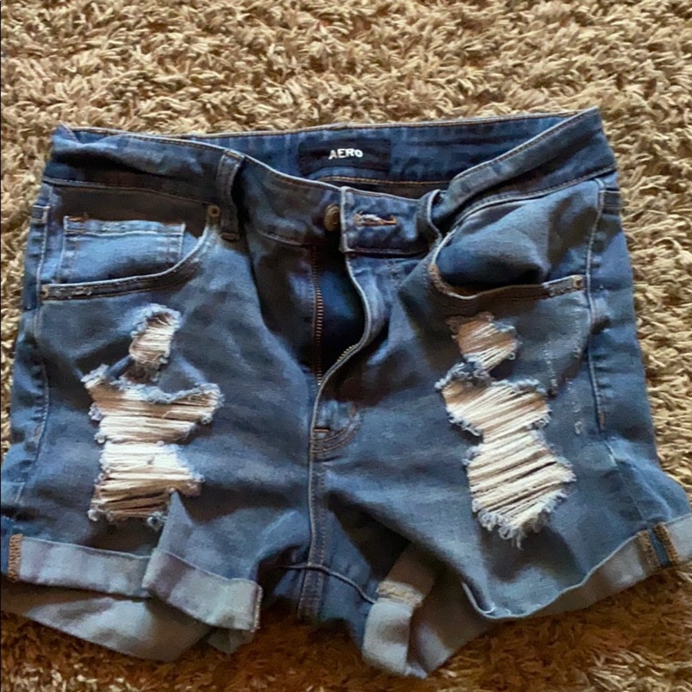Aero jeans shorts